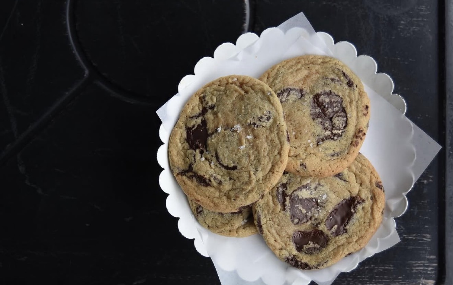Chocolate chip cookies at Venus Taproom